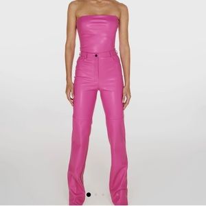 CULTNAKED Pink Killa vegan leather pants